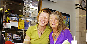 RESOLVE TESTED: Old friends Claire Mataira, of Peru, and Jaya Waidelich, of Whian Whian, discuss their differing approaches to RESOLVE TESTED: Old friends Claire Mataira, of Peru, and Jaya Waidelich, of Whian Whian, discuss their differing approaches to