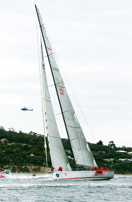 Not coming to Coffs ... super maxi yacht Wild Oats. Not coming to Coffs ... super maxi yacht Wild Oats.