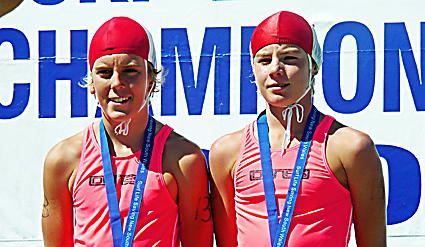 Winning team ... Junior members Kyle Beavis and Tyler Partland bring home the latest medals for Coffs Harbour Surf Life Saving. Winning team ... Junior members Kyle Beavis and Tyler Partland bring home the latest medals for Coffs Harbour Surf Life Saving.