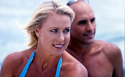 Lisa Curry-Kenny and Grant Kenny. Lisa Curry-Kenny and Grant Kenny.