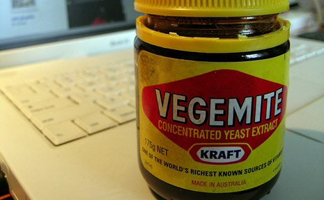 Vegemite. Vegemite.