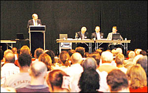 FORUM: Commissioner of the NSW Office of Liquor, Gaming and Racing, Michael Foggo, speaks at the Liquor Law Forum in Ballina la FORUM: Commissioner of the NSW Office of Liquor, Gaming and Racing, Michael Foggo, speaks at the Liquor Law Forum in Ballina la