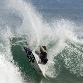 Julian Wilson in action off the French coast. Julian Wilson in action off the French coast.