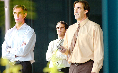 Peter Sullivan (right) with his brother Paul Sullivan (left) and nephew Kyah Schwartz outside the Byron Bay Court House. Peter Sullivan (right) with his brother Paul Sullivan (left) and nephew Kyah Schwartz outside the Byron Bay Court House.