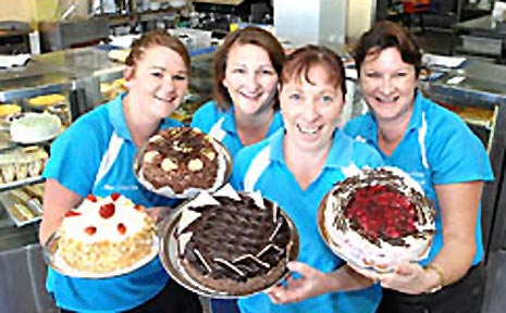 Celebrating the Parmalat accolade are Steve's Bakery and Cake Shop staff. Celebrating the Parmalat accolade are Steve's Bakery and Cake Shop staff.