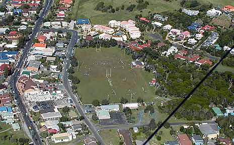 Aerial view of William Reserve, Lennox Head. Aerial view of William Reserve, Lennox Head.