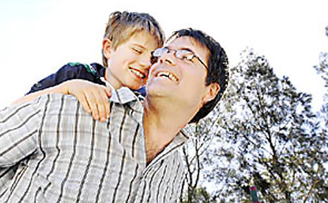 Daniel Kettles of Woodburn with his son Roy (8) is starting The Lighthouse School for Autism at the Broadwater Community Centre. Daniel Kettles of Woodburn with his son Roy (8) is starting The Lighthouse School for Autism at the Broadwater Community Centre.