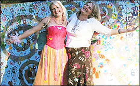 Mullumbimby Community Garden co-ordinator Jeannette Martin (right) with daughter Tashi Maizey outside the shed on opening day. Mullumbimby Community Garden co-ordinator Jeannette Martin (right) with daughter Tashi Maizey outside the shed on opening day.