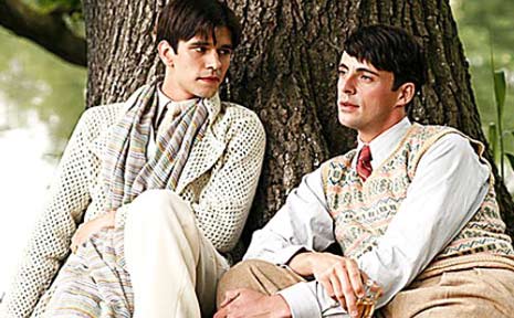 Matthew Goode as Sebastian Flyte and Ben Wishaw as Charles Ryder in a scene from Brideshead Revisited. Matthew Goode as Sebastian Flyte and Ben Wishaw as Charles Ryder in a scene from Brideshead Revisited.