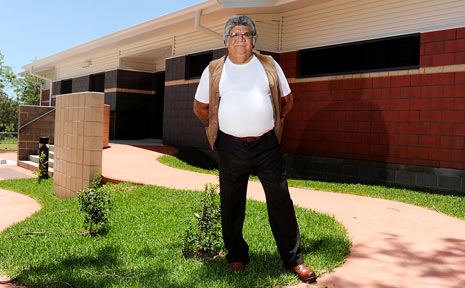 Lance Manton, chief executive of the Bogal Local Aboriginal Land Council, pictured yesterday outside the Box Ridge Community Centre at Coraki. Lance Manton, chief executive of the Bogal Local Aboriginal Land Council, pictured yesterday outside the Box Ridge Community Centre at Coraki.