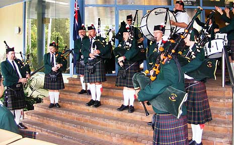 The Coffs Coast Pipers. The Coffs Coast Pipers.