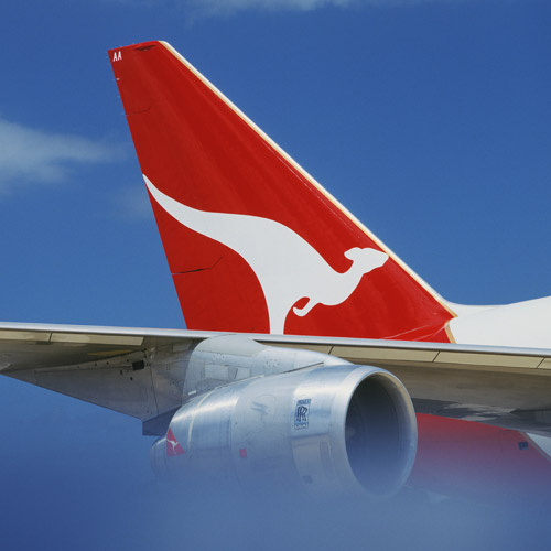 QANTAS planes are finally back in the air. QANTAS planes are finally back in the air.
