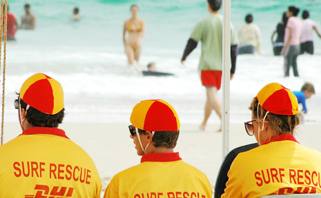 LIFEGUARDS at Byron Bay are being abused by beach goers for simply doing their job. LIFEGUARDS at Byron Bay are being abused by beach goers for simply doing their job.