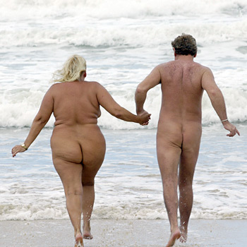 Freebeach Association's Mark Hayter with a friend. Freebeach Association's Mark Hayter with a friend.