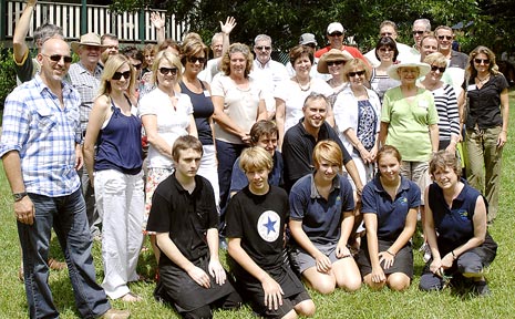 Far North Coast council representatives with staff at the Eltham Valley Pantry on yesterday’s tour. Far North Coast council representatives with staff at the Eltham Valley Pantry on yesterday’s tour.