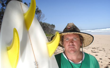 JODE Kennard was thrown metres into the air when a shark rammed his surfboard at the weekend. JODE Kennard was thrown metres into the air when a shark rammed his surfboard at the weekend.