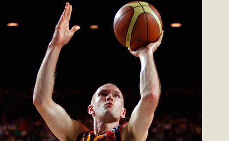 Nathan Crosswell in action. Nathan Crosswell in action.
