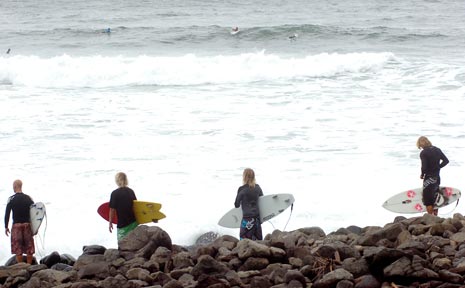 Surfers could be spending more time out of the water than in this summer, if predictions hold true. Surfers could be spending more time out of the water than in this summer, if predictions hold true.