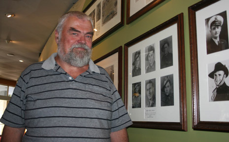 Greg Hoving at the Mullumbimby Ex-Services Club. His family has a long history of serving their country. Greg Hoving at the Mullumbimby Ex-Services Club. His family has a long history of serving their country.