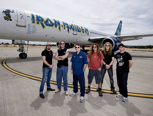 Iron Maiden during their tour. Photo: Contributed Iron Maiden during their tour. Photo: Contributed