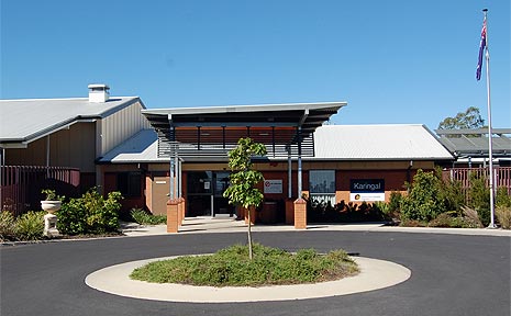 Karingal at the Dalby Hospital where the Anzac Day incident occurred. Karingal at the Dalby Hospital where the Anzac Day incident occurred.