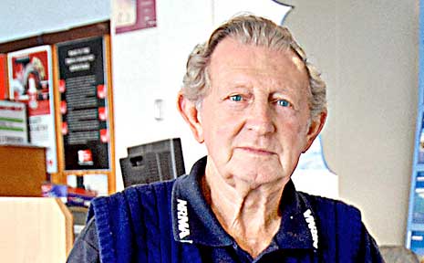 Bellingen mechanic Carl Foster is shocked that his garage was ransacked at the height of the floods last week. Bellingen mechanic Carl Foster is shocked that his garage was ransacked at the height of the floods last week.
