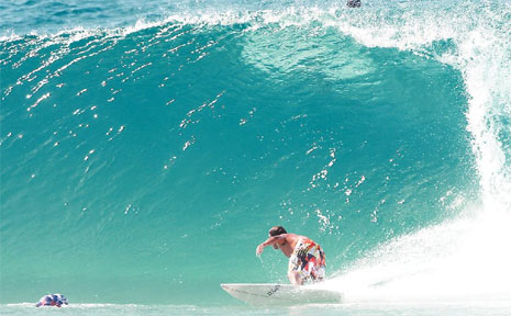 Darren Scott, better known as 'Dazza', is one of the proud members of the Palm Beach Boardriders and a well-known character, will be joining in celebrations for the club's 40th anniversary at Elevations tomorrow night. Darren Scott, better known as 'Dazza', is one of the proud members of the Palm Beach Boardriders and a well-known character, will be joining in celebrations for the club's 40th anniversary at Elevations tomorrow night.