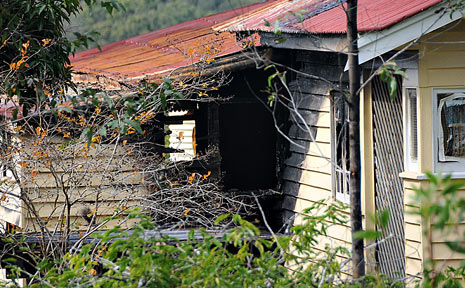 The scene of the 2009 house fire on Old Maryborough Rd. The scene of the 2009 house fire on Old Maryborough Rd.