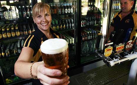 Many German beers are available on the Australian market.
Many German beers are available on the Australian market.