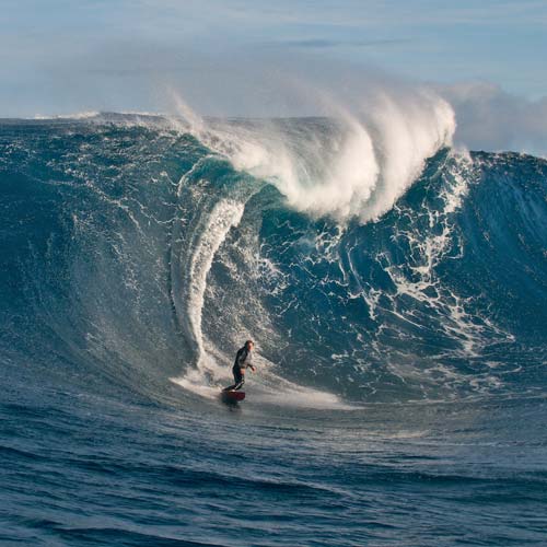 Mountain of Water: Buderim's Mark Visser takes on one of the 'beasts' during his Western Australian surfing film adventure. Photo:Contributed Mountain of Water: Buderim's Mark Visser takes on one of the 'beasts' during his Western Australian surfing film adventure. Photo:Contributed