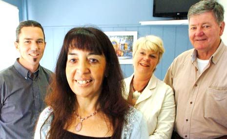 File image: Lismore Family Relationship Centre manager Julie Leete (front) with (rear from left) Anthony Smith, of the Federal Magistrates Court, and family dispute practitioners Judith Rodrom and Tony Madden. File image: Lismore Family Relationship Centre manager Julie Leete (front) with (rear from left) Anthony Smith, of the Federal Magistrates Court, and family dispute practitioners Judith Rodrom and Tony Madden.