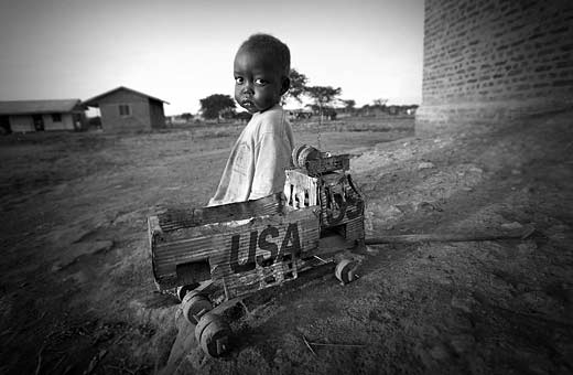 The children are the victims of a brutal game of kidnapping and murder involving the Lord's Resistance Army. Photo: Kevin Evans. The children are the victims of a brutal game of kidnapping and murder involving the Lord's Resistance Army. Photo: Kevin Evans.