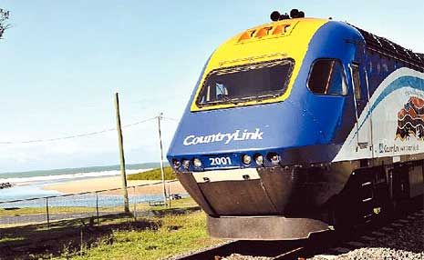 Train commuters were left stranded on a train for almost 17 hours north of Coffs Harbour. Train commuters were left stranded on a train for almost 17 hours north of Coffs Harbour.