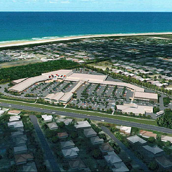 An artist’s impression of the proposed Mudjimba shopping complex. An artist’s impression of the proposed Mudjimba shopping complex.
