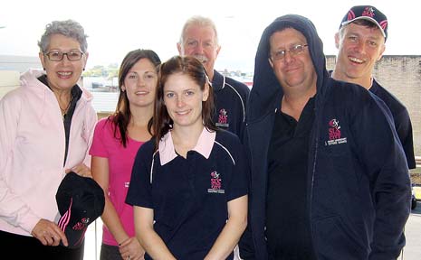 THE TEAM: Lismore mayor Jenny Dowell (left) with Masters Games organisers Jillian Dunlop of SCU, Gabe Kerz of Lismore City Council, Peter Cordery of SCU, event organiser John Bancroft, and Tony Clarke of the North Coast Academy of Sport. THE TEAM: Lismore mayor Jenny Dowell (left) with Masters Games organisers Jillian Dunlop of SCU, Gabe Kerz of Lismore City Council, Peter Cordery of SCU, event organiser John Bancroft, and Tony Clarke of the North Coast Academy of Sport.