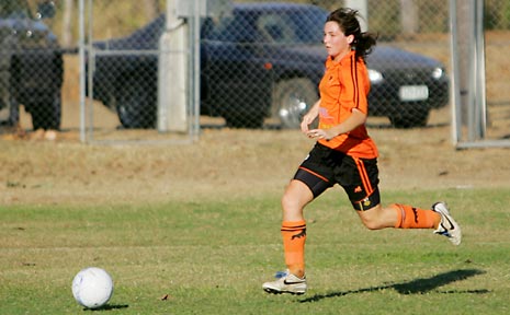 Megan Croxford will be looking for open space in Cap Coast’s women’s grand final against the JPL team tomorrow. Megan Croxford will be looking for open space in Cap Coast’s women’s grand final against the JPL team tomorrow.