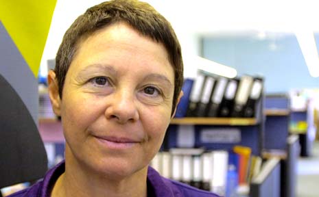 RESPECT: Drama teacher at Mullumbimby High Marisa McEwan in her office RESPECT: Drama teacher at Mullumbimby High Marisa McEwan in her office