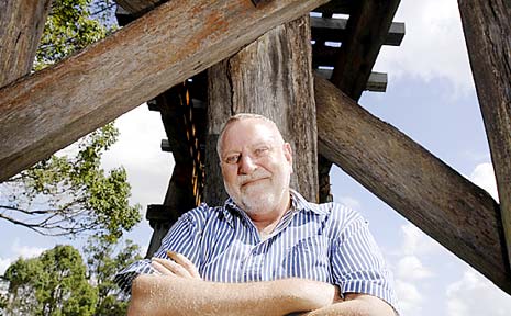 TOURIST ATTRACTIONS: Will Jeffery would like to see rail tracks become walking tracks. TOURIST ATTRACTIONS: Will Jeffery would like to see rail tracks become walking tracks.