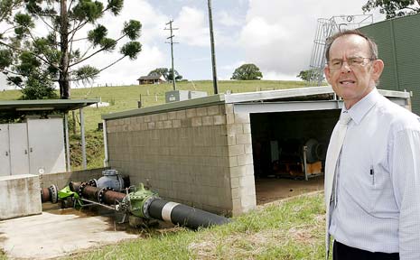 FUTURE HOPE: Wayne Franklin, engineer at Rous Water, inspects the Wilsons River Source pumping station upstream of Lismore. The facility will help drought-proof our fast-growing region. FUTURE HOPE: Wayne Franklin, engineer at Rous Water, inspects the Wilsons River Source pumping station upstream of Lismore. The facility will help drought-proof our fast-growing region.