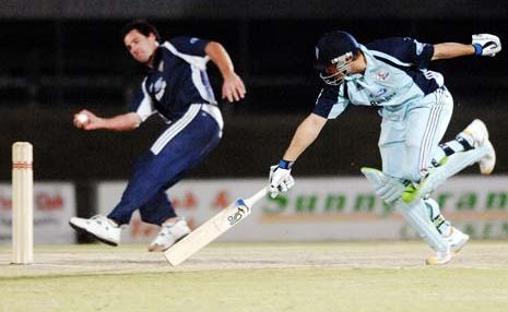 Peter Forrest (batsman) seen here playing against Victoria's John Hastings in the Festival of Cricket finale. Peter Forrest (batsman) seen here playing against Victoria's John Hastings in the Festival of Cricket finale.