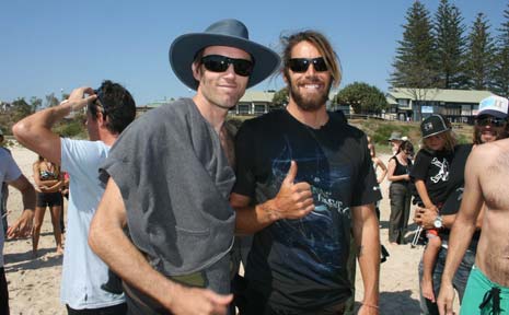 It’s thumbs up for success from Will (left) and Dave. It’s thumbs up for success from Will (left) and Dave.