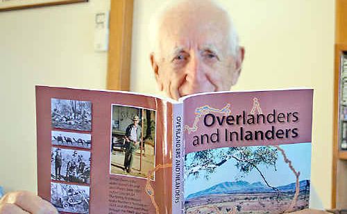 Milton Owen with his book Milton Owen with his book