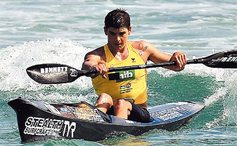 DEFENDING champion Caine Eckstein will be chasing a third title when he lines up in the Coolangatta Gold ironman event on Sunday. DEFENDING champion Caine Eckstein will be chasing a third title when he lines up in the Coolangatta Gold ironman event on Sunday.