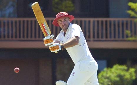 Mick Gabriel hits out for Tintenbar-East Ballina against Brunswick-Byron Bay at Kingsford Smith Park, Ballina, on Saturday. Gabriel scored 53. Mick Gabriel hits out for Tintenbar-East Ballina against Brunswick-Byron Bay at Kingsford Smith Park, Ballina, on Saturday. Gabriel scored 53.