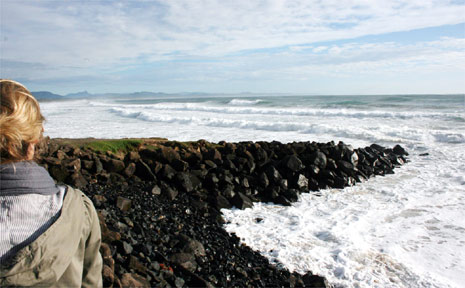 The Byron Bay beachfront and the groyne which Belongil Beach residents blame for serious erosion. The State Government has opened the door for them to protect their homes. The Byron Bay beachfront and the groyne which Belongil Beach residents blame for serious erosion. The State Government has opened the door for them to protect their homes.