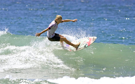 In what was a dominating performance, Byron Bay’s Kirsten Ogden (pictured) was crowned 14 years girls Rip Curl Gromsearch champion at Coffs Harbour last Friday. In what was a dominating performance, Byron Bay’s Kirsten Ogden (pictured) was crowned 14 years girls Rip Curl Gromsearch champion at Coffs Harbour last Friday.