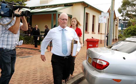 ALEX ‘NOT AT RISK’: Bradd Farrell, Kadina High School deputy principal at the time of Alex Wildman’s death and the present relieving principal of the Lismore school, is pictured leaving the Ballina Courthouse yesterday. ALEX ‘NOT AT RISK’: Bradd Farrell, Kadina High School deputy principal at the time of Alex Wildman’s death and the present relieving principal of the Lismore school, is pictured leaving the Ballina Courthouse yesterday.