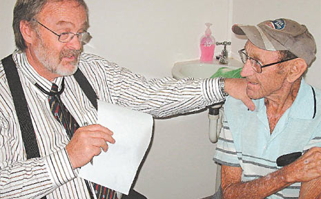 Dr Paul Cotton has come out fighting for the rights of his patient, Bob Turner. Dr Paul Cotton has come out fighting for the rights of his patient, Bob Turner.
