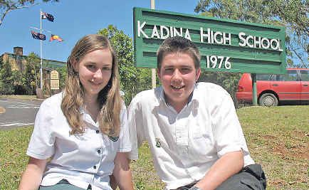 Year 11 Kadina students Charlotte Pearce and Drew Skimmings believe Kadina has copped undeserved bad press recently. Year 11 Kadina students Charlotte Pearce and Drew Skimmings believe Kadina has copped undeserved bad press recently.