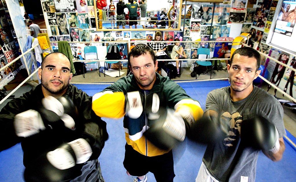Ready for action in the next Jamie Myer Fight Night are Trevor Jacky, Matt Burns and Rob Coorey. Ready for action in the next Jamie Myer Fight Night are Trevor Jacky, Matt Burns and Rob Coorey.